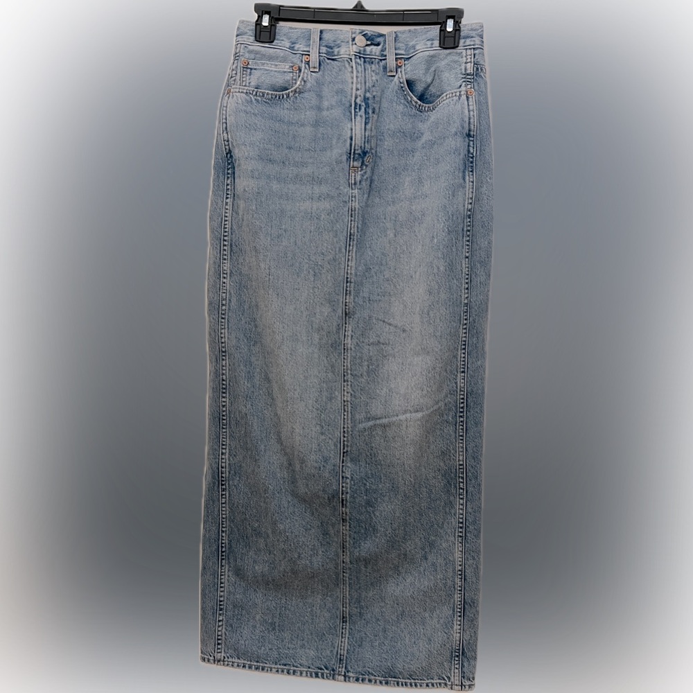 Aritzia Denim Maxi Skirt